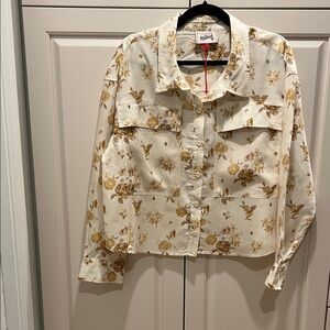 Woolrich Cream Floral Blouse